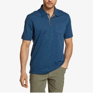 NWT Eddie Bauer Men’s En Route Polo Shirt